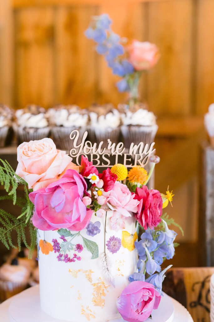 wedding day details - cake topper